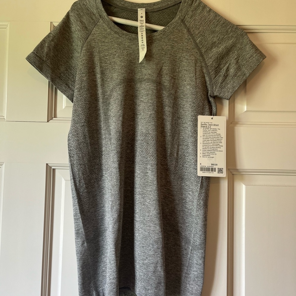 Lululemon Athletica Heather Gray Top